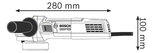 Esmerilhadeira Angular Bosch Professional Gws 9-125 S 220v