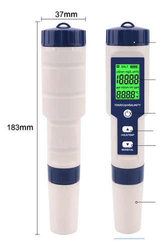 . Medidor De Ph Tds Teste De Condutividade E Salinidade Da