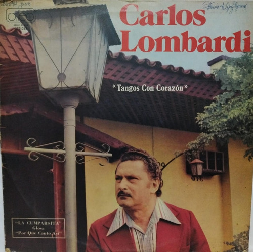 Carlos Lombardi  Tangos Con Corazon Lp La Cueva Musical