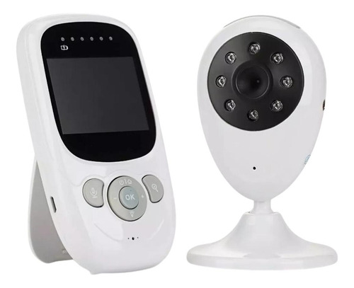 Monitor Com Câmera Para Bebe Microfone Alarme Temperatura