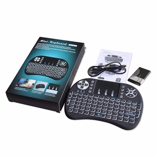 Mini Teclado Inalámbrico Airmouse Android Smart Tv Iluminado