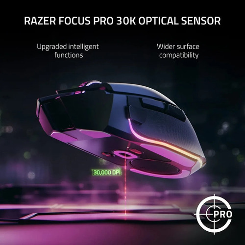 Imagen 2 de 6 de Razer Basilisk V3 Pro Mouse Gamer Inalambrico Chroma Rgb 30k