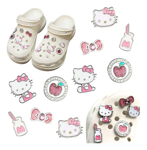 Pines Hello Kitty Sandalias (compatibles Con Crocs) Cod10252