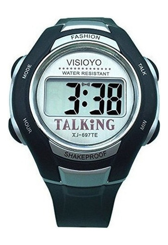 Visioyo English Talking Watch Reloj Deportivo Digital Con Al