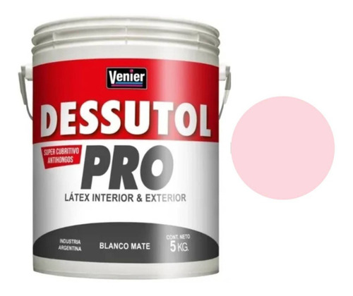 Latex Dessutol Pro Interior Exterior Color X 5kg