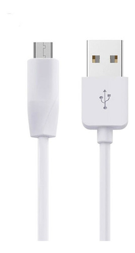 Cable Usb A Micro Usb V8 2m Hoco X1 Blanco De Alta Calidad