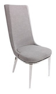 Silla Alicia Alta - Gris Këssa Muebles.