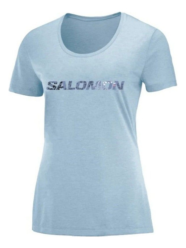 Remera Salomon Ss Tee Manga Corta Mujer Algodon