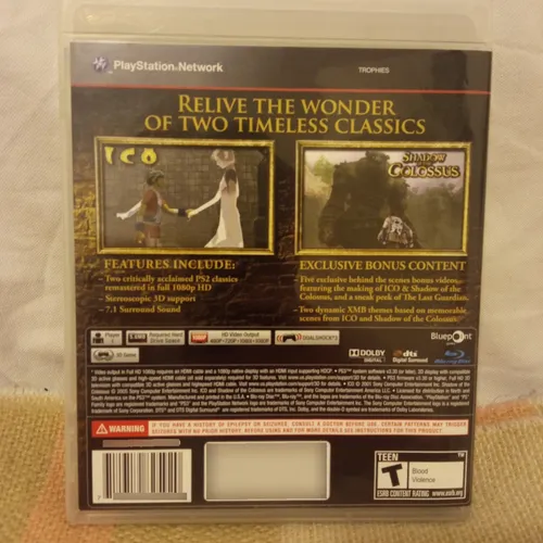Ps3 - Ico & Shadow Of The Colossus (Usado)