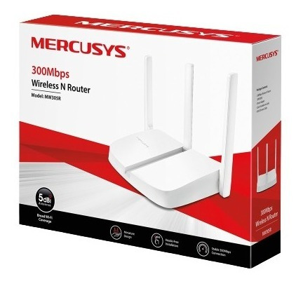 Router Mercusys Mw 305r Con 300mbps Y 4 Antenas 