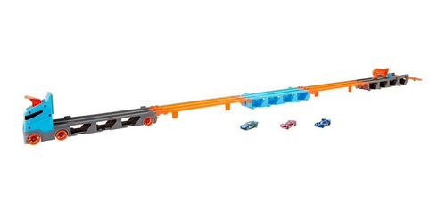 Imagem 8 de 10 de Hot Wheels City Guincho Pista Corridas Speedway Hauler Gvg37
