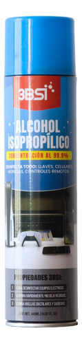 Alcohol Isopropílico Aerosol Spray 3bsi 440ml 99.9%