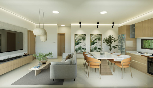 Imagen 10 de 14 de Casas 2hab Privadas C/jardin, Casa Club, Piscina Semi Olimpica, Canchas Deportivas, Jardines, Area Infantil Y Plaza Comercial En Altos Veron - Punta Cana