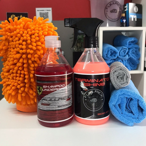 Kit De Lavado Fullrick Shampoo Under Quick Detail Kit Básico