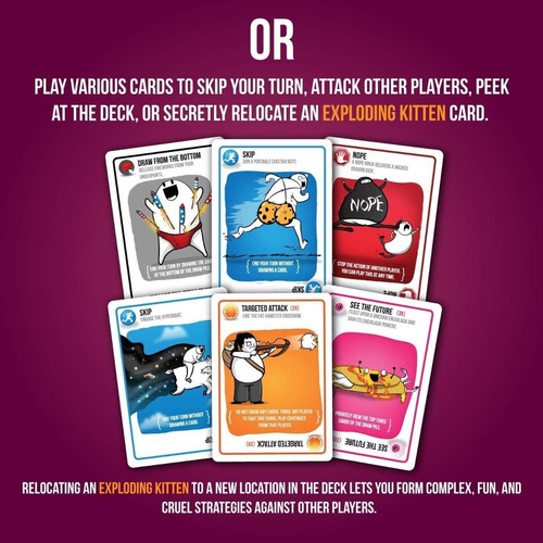 Et Juego De Cartas Exploding Kittens Asmodee Party Pack