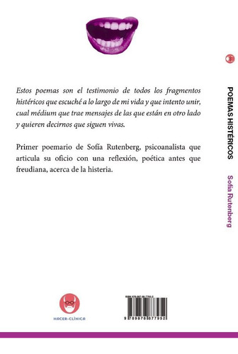 Imagen 2 de 2 de Poemas Histéricos - Sofía Rutenberg