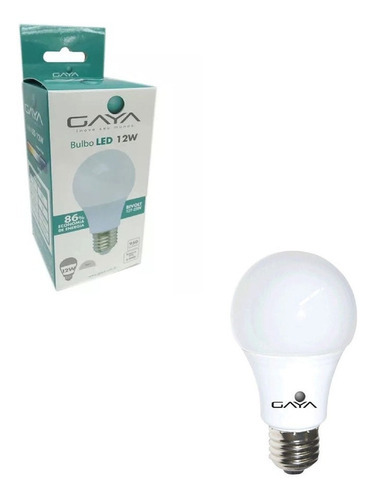 Lâmpada De Led Bulbo E27 Bivolt 25000h Branco 9583 - Gaya