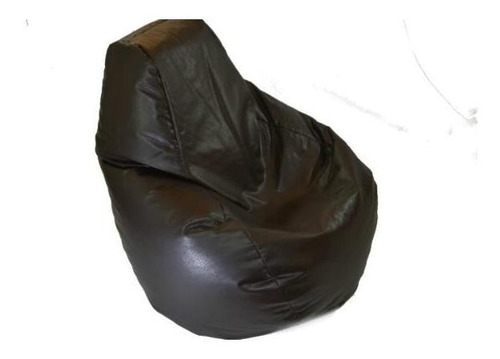 Sillón Puff Pera Mediano Confortable Chocolate