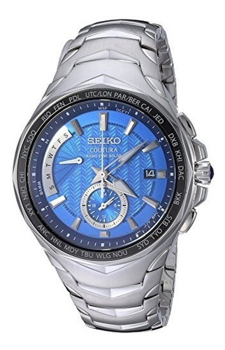 Seiko Coutura Reloj De Cuarzo Japonés De Acero Inoxidable Pa