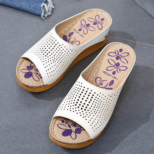 Zapatillas Con Cuñas N Para Mujer, Zapatos De Tacón A La Mod