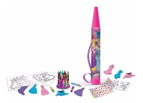 Mega Crayon Set De Arte Princesas Tapimovil