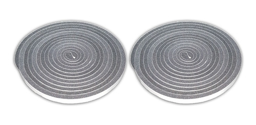 2 Burletes Goma Puerta Ventana Autoadhesivo 20mm X 10mm 5mts