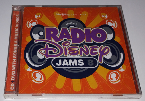 Radio Disney Jams 8 Cd & Dvd P2006 Import U S A