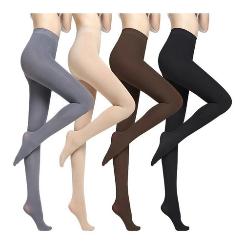 Imagen 2 de 10 de Pacak 3 Pantys Dama Mujer Gruesas 120 Denier