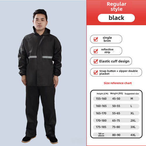 Conjunto De Chaqueta Y Pantalones Impermeables Reflectantes