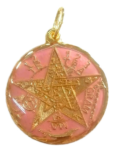 Pentagrama O Tetragrammatón Esotérico - Color Rosa