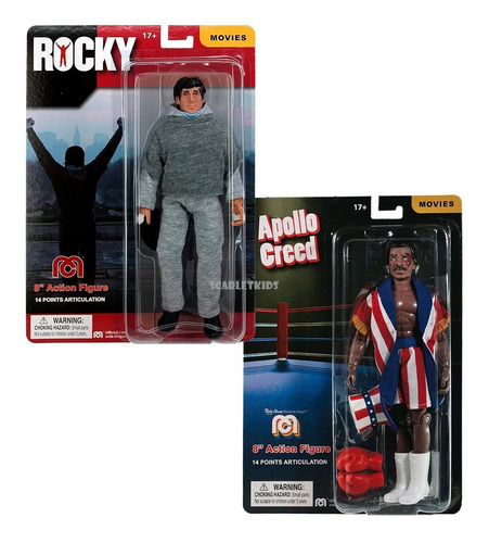Rocky Balboa + Apollo Creek Figura Articulada Ed Limit Mego