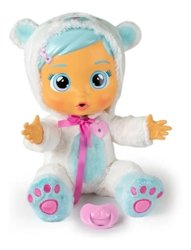 Imagem 2 de 6 de Boneca Que Chora Kristal Com Acessorios Cry Babies Brinquedo