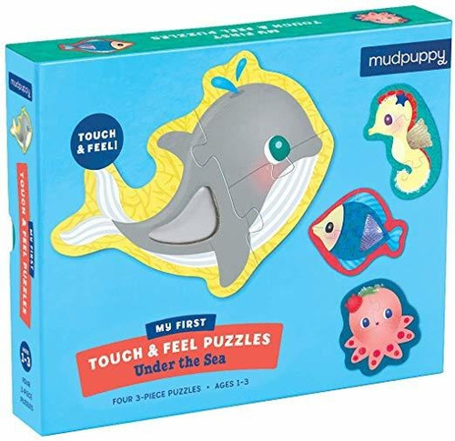 Mudpuppy Debajo Del Mar Touch & Feel Puzzle (12 Piezas)