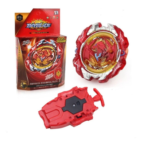 Trompo Beyblade Burst Revive Phoenix Con Lanzador De Cuerda