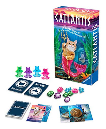 Eras Do Jogo De Cartas Com O Tema Ravensburger Catlantis The