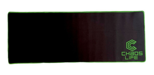 Mouse Pad Gaming Negro 30 X 80 Borde Cocido En Colores Logo