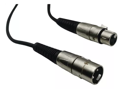 Cable Xlr Microfono O Luces Dmx Jack Canon A Plug Canon