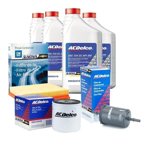 Kit Completo Filtros Aceite Sintetic 5w30 Original Agile 1.4