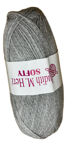 Lana Judith Ovillos X 100 Grs C/u Modelo Softy Lana Fina Gris Claro 330