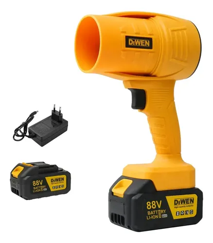 Dewen Soprador De Folhas Elétrico Turbo 1.050w Portátil 88v Super Pot