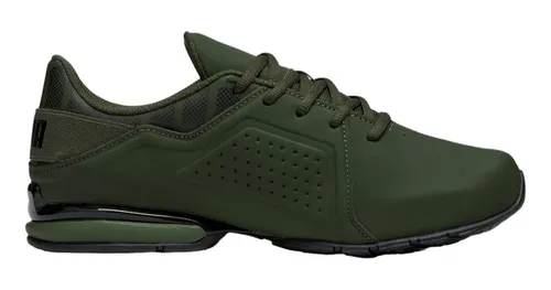 Tenis puma hombre 2025 verde militar