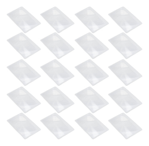 . Lentes De Aumento Tipo Cartera, 20 Hojas, Tamaño Tarjeta