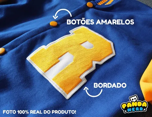 Jaqueta Moletom Riverdale Unissex College Bordado Blusa