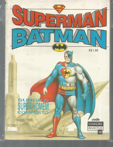 Superman Batman N° 10 Colecao Invictus - Em Português - Editora Sampa - Formato 13 X 19 - Capa - Bonellihq Cx447 H23