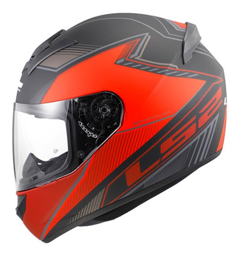 Imagen 1 de 6 de Casco Moto Integral Ls2 352 Kascal Negro Mate Devotobikes