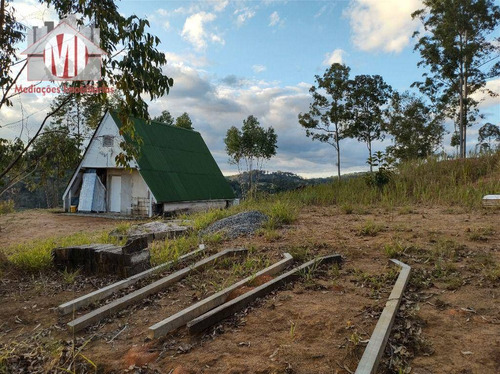 Imagem 5 de 30 de Chalé Simples Em Amplo Terreno, Lugar Alto Com Linda Vista Em Pedra Bela - Ch0997