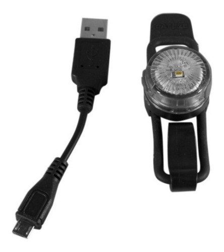 Imagen 4 de 4 de Luz Cateye Loop2 Delantera Flash Blanco Bicicleta Recargable