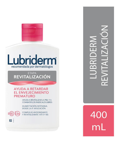 Crema Lubriderm Revitalización 400ml