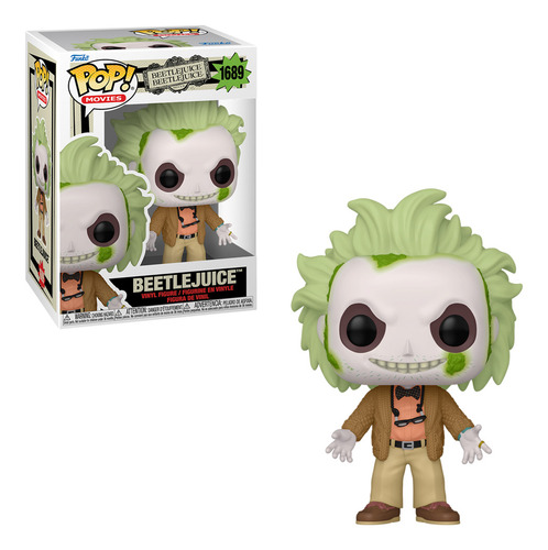 Funko Pop! Beetlejuice #1689 Movies Terror Horror Halloween (Usado)