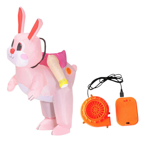 Disfraz Inflable De Conejo De Pascua Lindo Para Adolescente